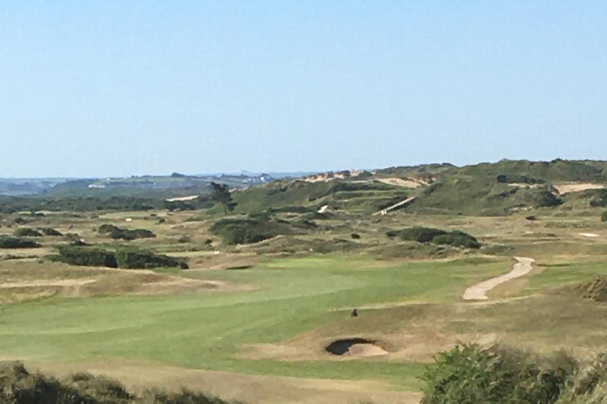 Golf course in North Devon
